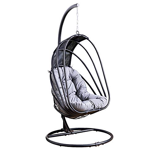 Alfresia Hanging Egg Chair with Grey Cushion