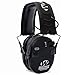 Walkers Razor Quad Electronic Shooting Hearing Protection Muff, Bluetooth Sync with Mobile Devices (Black) and Protective Glasses Kit