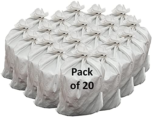 Britten and James Woven Builders Rubble Sacks (Pack of 20). Strong Builders Bags for DIY, Building and Gardening. 80cm x 50cm 1 Britten and James Woven Builders Rubble Sacks (Pack of 20). Strong Builders Bags for DIY, Building and Gardening. 80cm x 50cm