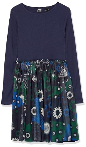 Robe décontractée Fille Desigual en coton doux et extensible motif Emelda