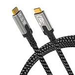 CABLAPTOP 2m usb c cable,USB C 3.2 Gen 2x2 Cable, 20Gbps USBC Data Cable, 8K@30Hz, 4K@60Hz/144Hz USB C Monitor Video Output, 240W PD Fast Charging Type C for, MacBook Pro, Dell XPS, SSD, Hub