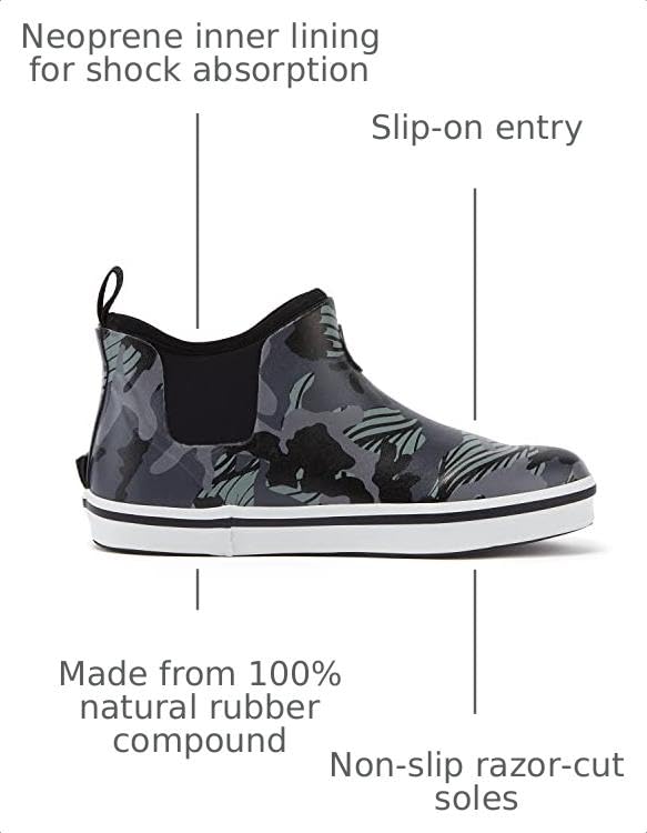 Image of Gill Mens Hydro High-Performance Short Fishing, Deck, Rain Shoe Boot - Waterproof Insulated