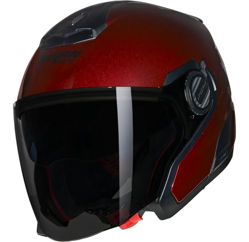 Casque Nolan N21 Visor orange perle jet compact en taille XXS