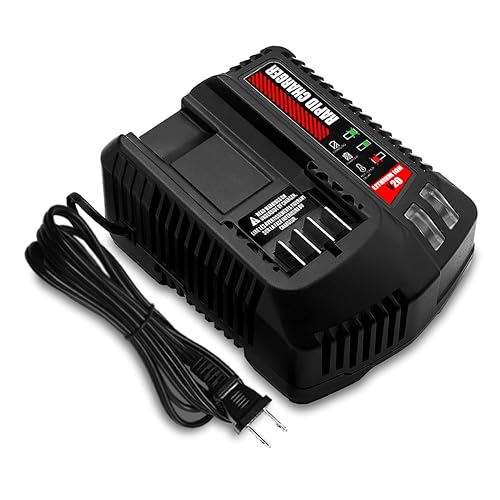 4A CMCB104 Rapid Charger for Craftsman - Fast Charges 20V V20 Batteries CMCB204/CMCB202/CMCB206, 45-Min Full Charge for 5.0Ah Battery
