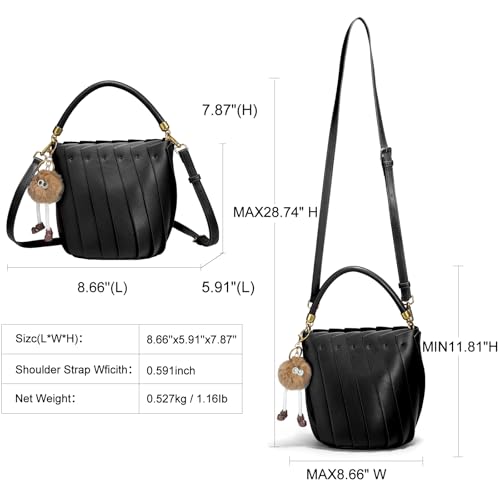 Crossbody Bags for Women Leather Hobo Purses Small Cross Body Shoulder Handbags Top Handle Satchel4