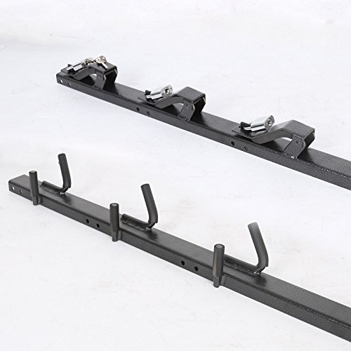 7BLACKSMITHS 3 Place Trimmer Rack for Open Trailers On Pickup/Trailer w/Lock