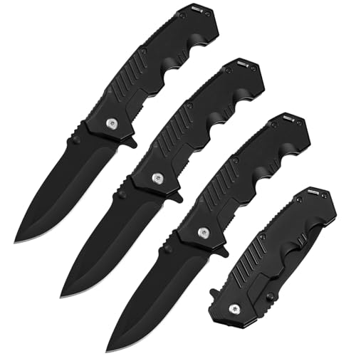 ElaraBerry 4 Pcs Pocket Knife Folding Folding Pocket Knife