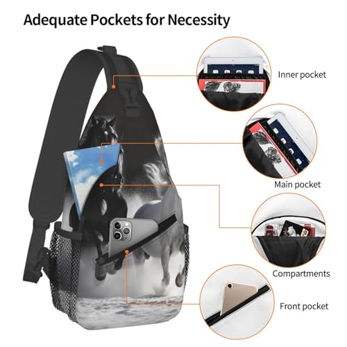 Mochila cruzada tipo bandolera para hombre y mujer miniatura 4