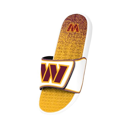 Image of FOCO mens Nfl Primary Team Logo Gradient Gel Slide Sandals
