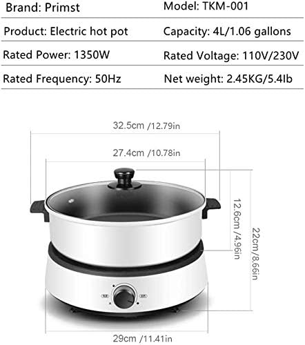 Olla Eléctrica Multifunción Barbacoa Mini Hogar, Vaporera Eléctrica miniatura 2