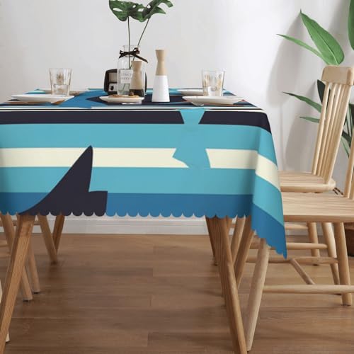 Nappe rectangulaire de table lavable en machine pour buffet extérieur et cuisine - 3