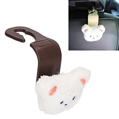 Gancho de Assento de Carro de Urso, Gancho de Encosto de Cabeça de Assento de Carro Bonito Decoração