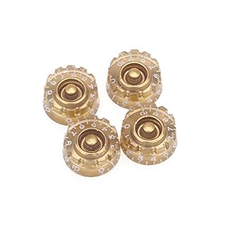 Musiclily Pro Métrique 18 Splines Bouton de Potentiomètre Knurled Speed Knobs pour l’Asie Import Guitare Basse Split… - Les Beatles, Paul McCartney, John Lennon, RIngo Starr, George Harrison
