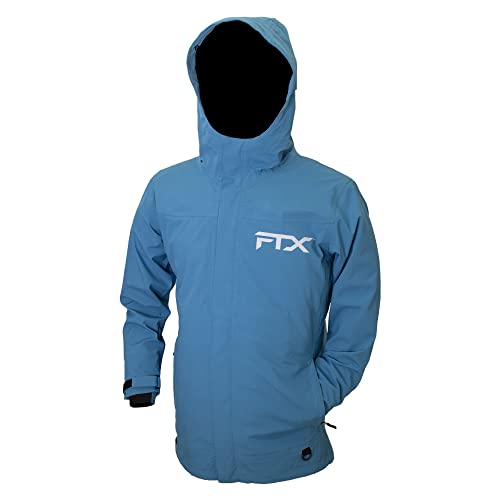 FROGG TOGGS Men's FTX Armor Premium Waterproof Rain, Fishing/Anglers Jacket, Ocean Blue, X-Large