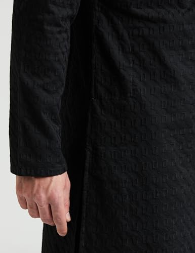 Image of Symbol Premium Men Cotton Embroidered Long Kurta