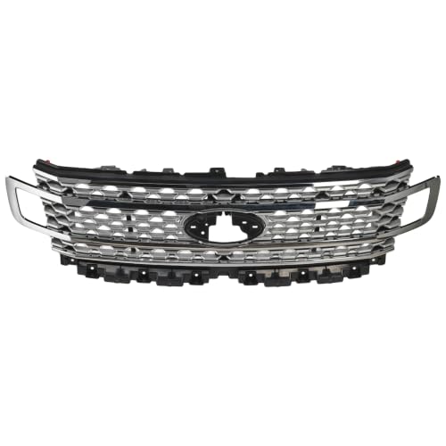 Image of Garage-Pro Grille Assembly For Ford Expedition 2018-2021 Satin Aluminum