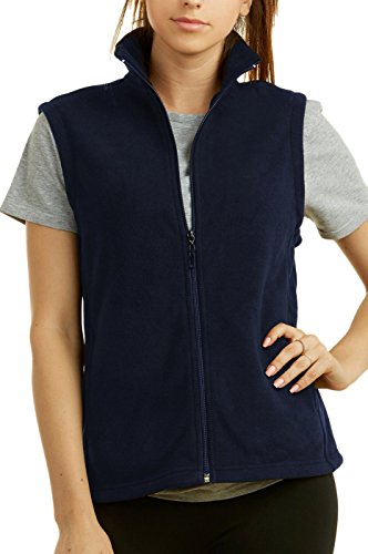 Women's Polar Fleece Full Zip Up Winter Vest4