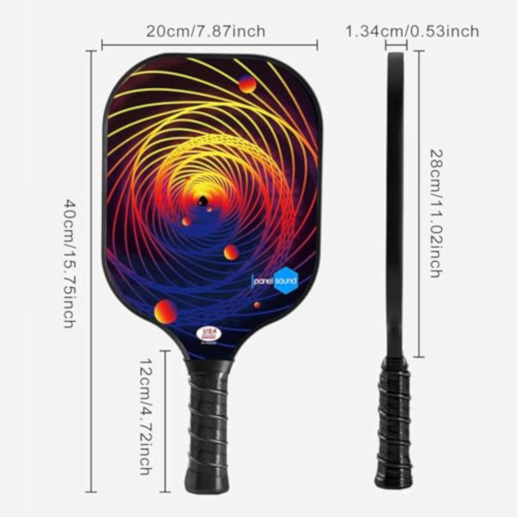 Pickleball Paddle Professional Honeycomb Core, Power Cushioning