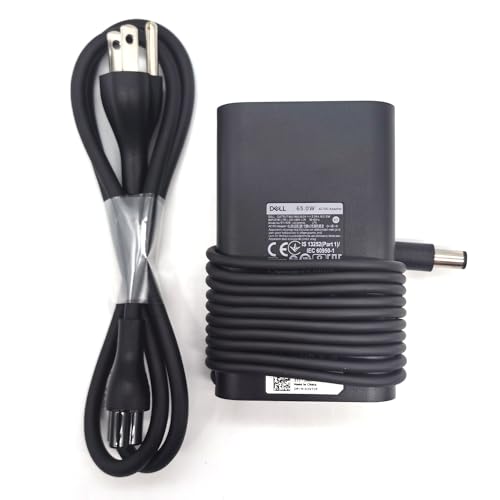 Dell Laptop Charger 65W watt Barrel 7.4mm tip, Latitude 7280 7285 7380 7389 7480 7290 7390 7490 AC Power Adapter 19.5V 3.34A, Black, LA65NM191 - image 3
