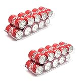 ALMACENAMIENTO VERSATIL: Dispensador de latas, ideal para frigoríficos, para refrescos, cervezas, bebidas, conservas. Sirve también como organizador de otros alimentos, utensilios, en otras estancias de tu hogar