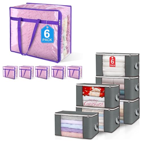Sacs de rangement transparents 40 L parfaits pour le changement de dressing
