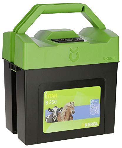 Kerbl Titan B 250 - Dispositivo para valla de pasto (9 V)