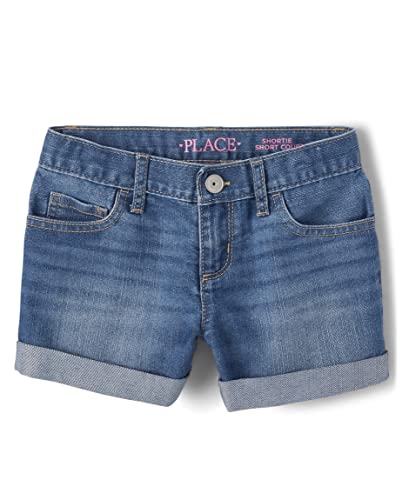 the children39s place denim shortie shorts