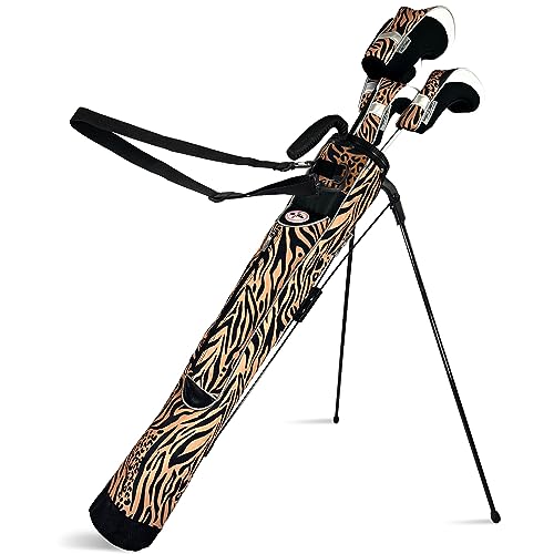 Image of Women's Ultralight Sunday Bag | Taboo Fashions Stand Bag | Range Bag, Par 3, Executive Course | Self Flexing Stand, Adjustable Strap (Wildcat)