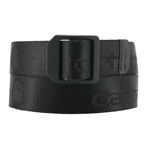 Carhartt Herren Nylon Webbing Ladder Lock Gürtel , Schwarz, M