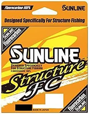 Sunline 63041836 Structure FC Clear 20 lb Fishing Line, Clear, 165 yd