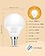 6 Stück E14 LED Warmweiss Lampe, 5W Golf P45/G45 E14 Glühbirne, Ersetzt 40 Watt, G45/P45 Birne Warmweiß 3000K, 430LM LED Beleuchtung Energiesparlampe, nicht Dimmbar Leuchtmittel