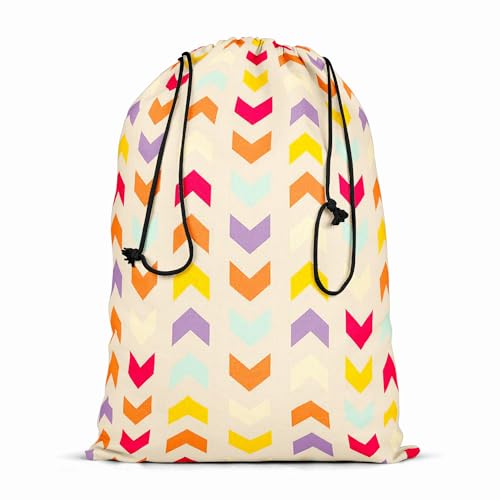 Image of ArtzFolio Zigzag Stripes | Reusable Sack Bag | Bag for Gym, Storage, Vegetable & Travel