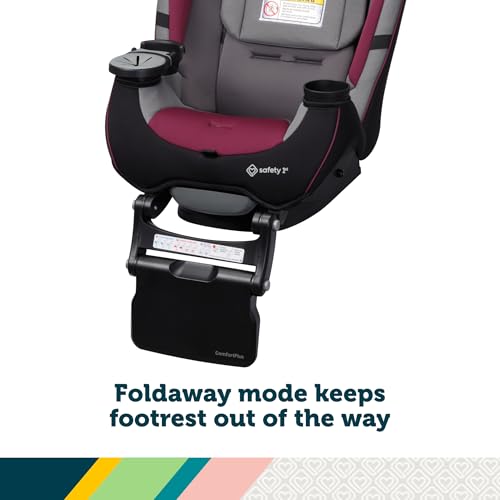 Image of Safety 1st Grow and Go Extend 'n Ride LX All-in-One Convertible Car Seat, Black Pepper