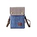 Price comparison product image Cell Phone Holder Mini Crossbody Bag Purse Shoulder Bag Smartphone Mobilephone Wallet Unisex Cotton Canvas Bag Purse for Keys, Coins, Passport, Cell Phone, Candy Clutch Handbag Dark Blue