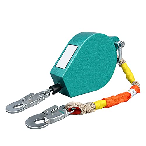LXX Equipo Personal de Protección contra Caídas, Cuerda Anticaidas Herramientas con Bloqueo Doble, Equipos Anticaídas Retráctil de Cable para Andamio, 3m/5m/7m/10m/15m/20m, Carga: 150kg thumbnail