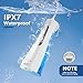 YOOY Water Dental Flosser Teeth Portable Cordless Oral Irrigator Gums Braces Orthodontic Care Irrigation Cleaner Electric Waterflosser Flossing for Teeth Cleaning Rechargeable for Home Travel