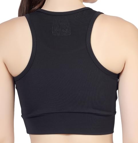 Image of Sports Bra for Women | Non-Padded High Support Gym, Yoga & Running Bra | Seamless Sweat-Wicking Polyester Workout Bra