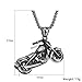 Produktbild VBNMG Herrenhalskette Edelstahl Biker Männer Motorrad Seele Auto Anhänger Männer Halskette Schmuck Zubehör Modeschmuck   Handgemachte   Ketten