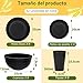 Imagen de KAHEIGN 32 Piezas Vajilla de Plástico Irrompible