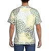 Kycvds Petals Garden Leaves Print Casual Black T-Shirts Crew Neck Short Sleeve for Gym Athletic Running Basic Tees, Black, Large #3