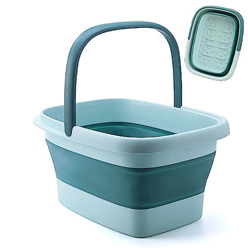 Spa de pies plegable portátil para masaje y baño miniatura 1