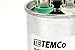 TEMCo 30+5 uF Dual Run Capacitor CBB65, 30/5 MFD, 370-440V, Round, 50/60Hz | for HVAC AC Fan, Motor, Blower Applications