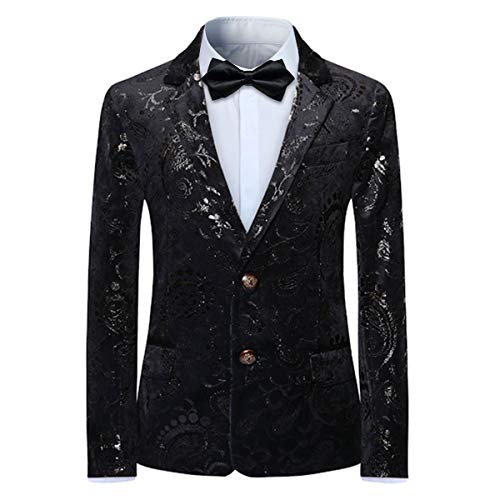 Boyland Boys Jacquard Suit Slim Fit Tuxedo Suits Jacquard Notch Lapel Tux Jacket Pants Party Formal Wear Silver Black Blue #TOP1