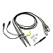 RioRand PP150 100 MHz Oscilloscope Clip Probes with Accessory Kit (Pack of 2)