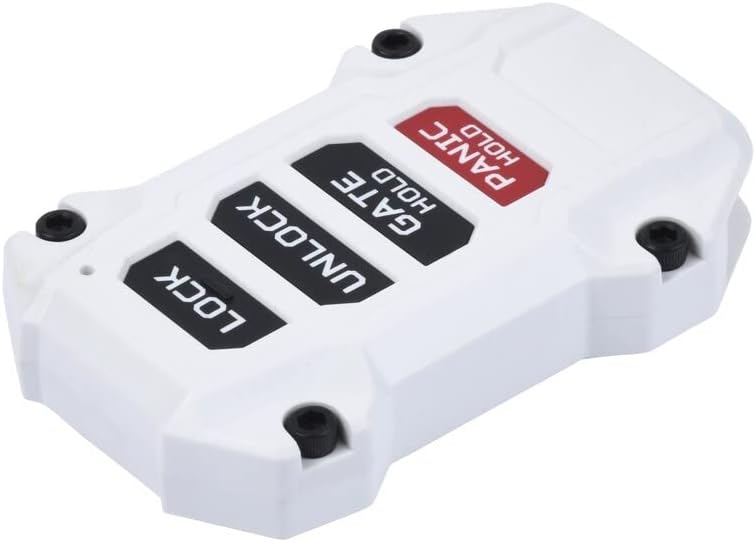 Miniatura 8 de AJT DESIGN Llavero de repuesto compatible con Toyota Tacoma (2024+) y Tundra (2022+) y Sequoia (2023+) - Hecho a medida en Estados Unidos - Blanco