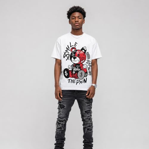 Image of DopeSkill Graphic Tee Streetwear Hip Hop Hypebeast Street Style Unisex T-Shirt Sneaker Colour Matching Shirts Cute Graphic