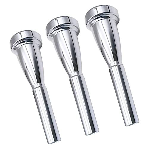Yajuyi 3 Pièces Trompette Embouchure Trompette Accessoires pour Joueurs Professionnels Cadeaux
