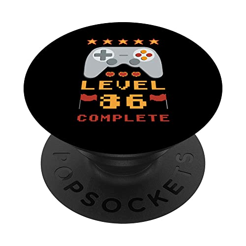 Cumpleaños 86 Nivel 86 Completo PopSockets PopGrip Intercambiable