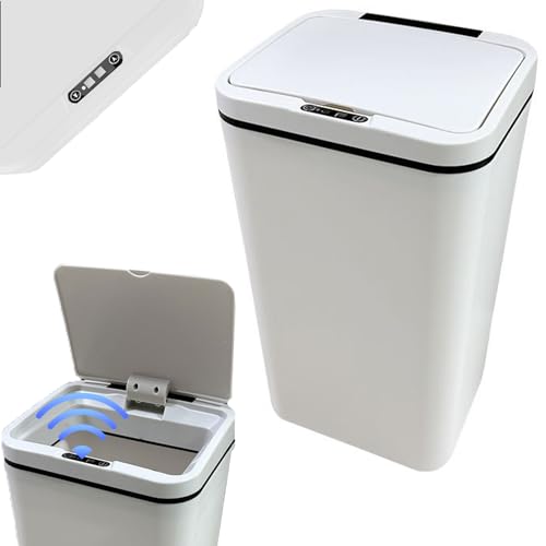 Pattumiera 60 L con Sensore di Movimento, Contenitore Rifiuti