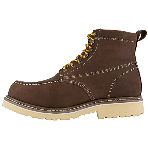 Iron Age Men's Solidifier 6 Inch Soft Toe Waterproof Work Boot Brown - 10.5 Wide3